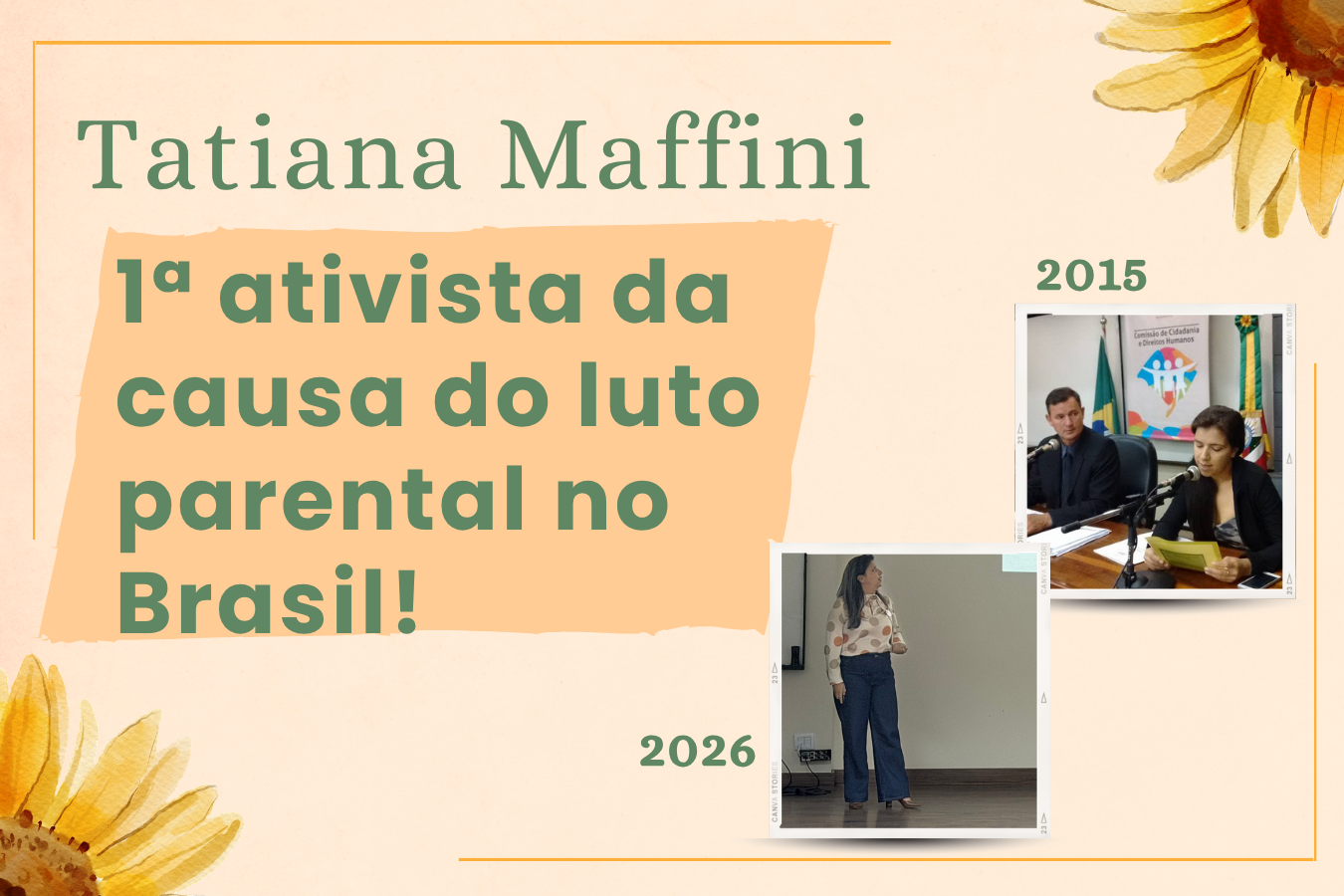 Tatiana Maffini, a primeira ativista da causa do luto parental no Brasil!